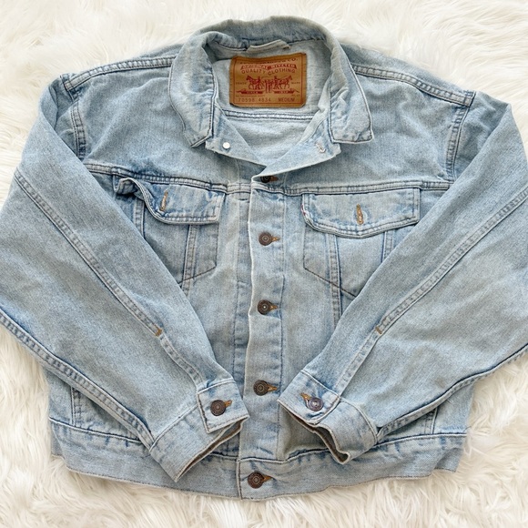 Levi's Other - Vintage Men’s Levi's Light Blue Denim Jacket medium